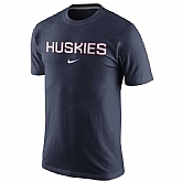 UConn Huskies Nike College Wordmark WEM T-Shirt - Navy Blue,baseball caps,new era cap wholesale,wholesale hats